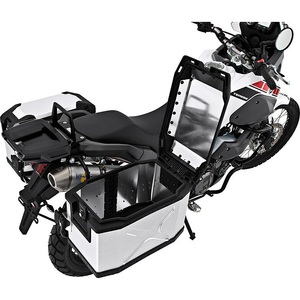 Hepco & Becker, H&B Xplorer Aluminium Seitenkoffer 40 Liter silber rechts, 