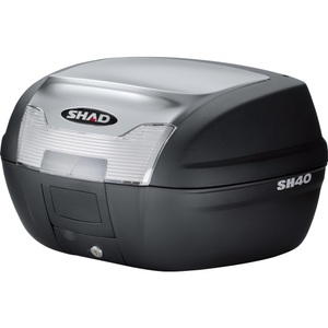 Shad, Shad Deckelcover für SH40 Topcase silber lackiert, 