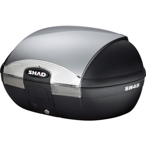 Shad, Shad Deckelcover für SH45 Topcase silber lackiert, 
