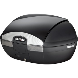 Shad, Shad Deckelcover für SH45 Topcase schwarz metallic lackiert, 