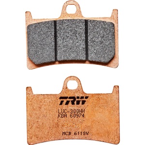 TRW - (TRW KFZ Ausruestung GmbH), TRW - Bremsbelagsatz, Scheibenbremse, TRW Lucas Bremsbeläge Sintermetall Street MCB611SV 69,2x51,3x8,8mm