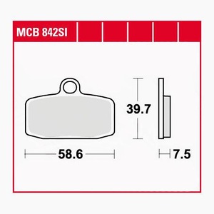 TRW - (TRW KFZ Ausruestung GmbH), TRW - Bremsbelagsatz, Scheibenbremse, 