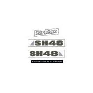 Shad, Shad Ersatz Aufkleberset D1B481ETR für SH48 Dark Grey, 