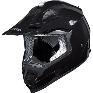 Nexo, Nexo MX-Line Crosshelm II Motorradhelm schwarz Größe M, 