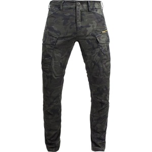 John Doe, John Doe Stroker Motorradhose grün Unisex Größe 31/32, John Doe Stroker Hose camouflage 31/32