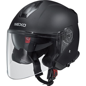 Nexo, Nexo Jethelm Travel 2.0 Motorradhelm matt schwarz Größe XL, 