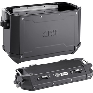 Givi, Givi Monokey Cam Alukoffer Trekker Outback 37 schwarz rechts, 
