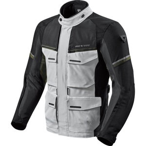 REV'IT!, REV'IT! Outback 3 Textiljacke silber Herren Größe S, 