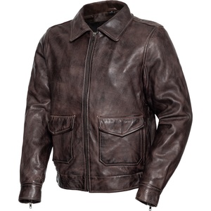 Spirit Motors, Spirit Motors Antik Lederjacke 4.0 braun Herren Größe M, 