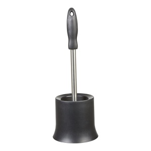 undefined, Silikon-WC-Bürste, schwarz, 