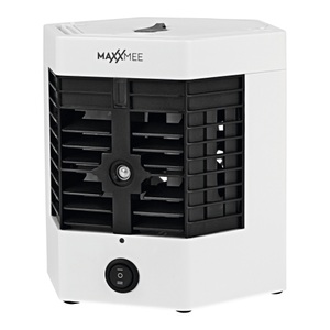 Maxxmee, 2in1 Luftkühler mit Befeuchtungsfunktion MAXXMEE weiß/schwarz, Mobiler Luftkühler