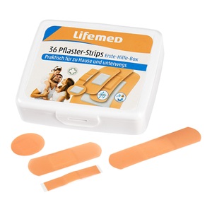 Lifemed, Erste Hilfe Set, 36 Teile, 