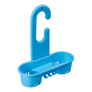 undefined, Duschkorb mit Haken, blau, 