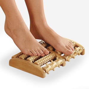 Moderne Hausfrau, Moderne Hausfrau Fußmassage, Fussmassageroller Holz 2 x 5
