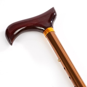 Rehaforum Medical Gehstock mit Derbygriff, bronze