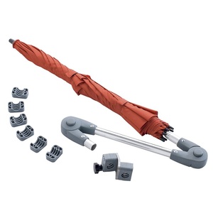 Moderne Hausfrau, Moderne Hausfrau Vario-Rollatorschirm, rot, Rollatorschirm, rot