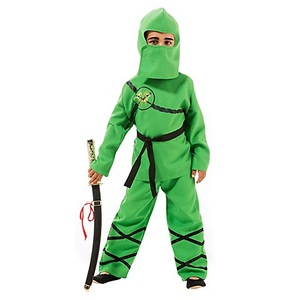 undefined, Ninja-Kostüm für Kinder, grün, Ninja-Kostüm für Kinder, grün