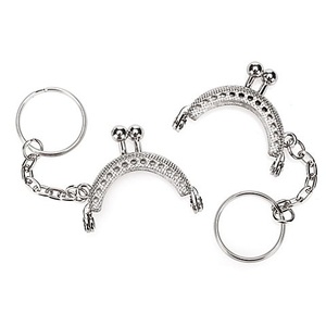 buttinette, buttinette Mini-Taschenbügel, Grösse: 4 x 3,4 cm, 2 Stück, buttinette Mini-Taschenbügel, Grösse: 4 x 3,4 cm, 2 Stück