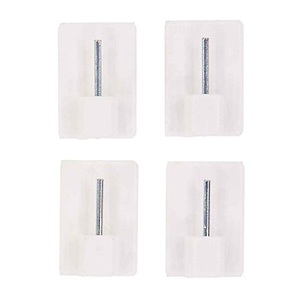 buttinette, buttinette Gardinenhaken, weiss, Grösse: 28 x 18 mm, Inhalt: 4 Stück, buttinette Gardinenhaken, weiss, Grösse: 28 x 18 mm, Inhalt: 4 Stück