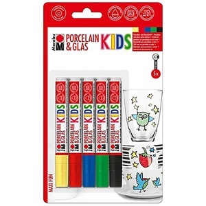Marabu Kids, Marabu KiDS Porzellan- und Glasmalstifte, Marabu KiDS Porzellan- und Glasmalstifte