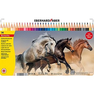 Eberhard Faber, Buntstifte in Metallbox, 36 Stifte, Buntstifte in Metallbox, 36 Stifte