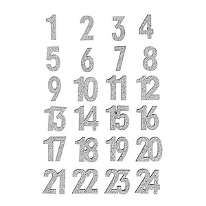 undefined, Adventskalender-Zahlen 
