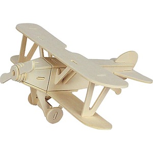 Marabu Kids, Holzbausatz Doppeldecker, 21 x 9 cm, Holzbausatz Doppeldecker, 21 x 9 cm