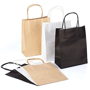 undefined, Papiertüten, braun-schwarz-weiss, 24,5 x 19 cm, 6 Stück, Papiertüten, braun-schwarz-weiss, 24,5 x 19 cm, 6 Stück