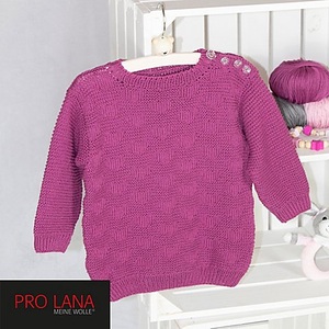 Pro Lana, Strickanleitung ? Baby Pulli aus Pro Lana Baby Cotton Organic