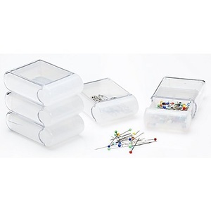 buttinette, buttinette Aufbewahrungsboxen, Grösse: 4,5 x 7,5 x 2,5 cm, Inhalt: 5 Stück, buttinette Aufbewahrungsboxen, Grösse: 4,5 x 7,5 x 2,5 cm, Inhalt: 5 Stück