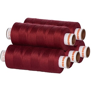 buttinette, buttinette Universal-Nähgarn, Stärke: 100, 5er-Pack, weinrot, buttinette Universal-Nähgarn, Stärke: 100, 5er-Pack, weinrot