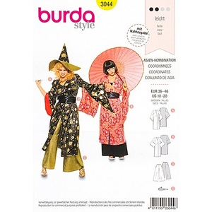 Burda, burda Schnitt 3044 "Kimono & Geisha"