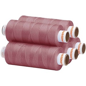 buttinette, buttinette Universal-Nähgarn, Stärke: 100, 5er-Pack, mauve, buttinette Universal-Nähgarn, Stärke: 100, 5er-Pack, mauve