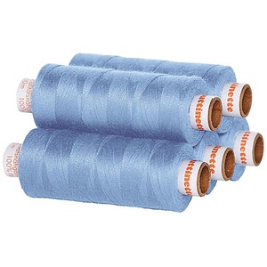buttinette, buttinette Universal-Nähgarn, Stärke: 100, 5er-Pack, eisblau, buttinette Universal-Nähgarn, Stärke: 100, 5er-Pack, eisblau