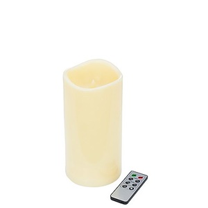 undefined, LED Outdoor Kerze, mit Timer, creme, 20 x 10 cm, LED Outdoor Kerze, mit Timer, creme, 20 x 10 cm