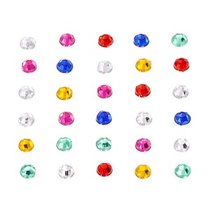 Jofrika Cosmetics, Jofrika Strasssteine, bunt, selbstklebend, Jofrika Strasssteine, bunt, selbstklebend