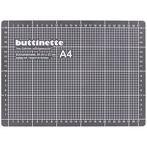 buttinette, buttinette Schneidematte, 30 x 22 cm, grau, buttinette Schneidematte, 30 x 22 cm, grau