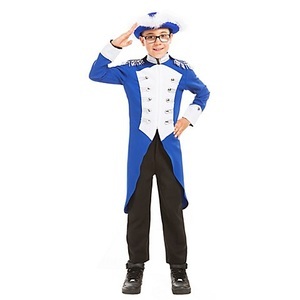 Exclusive Design by buttinette, buttinette Gardefrack im Major-Stil für Kinder, blau, buttinette Gardefrack im Major-Stil für Kinder, blau