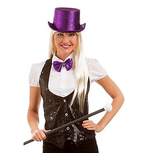 undefined, Pailletten-Weste für Damen, schwarz, Pailletten-Weste für Damen, schwarz