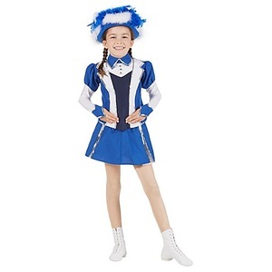 Exclusive Design by buttinette, buttinette Gardekostüm im Jacket-Stil für Kinder, blau/weiss, buttinette Gardekostüm im Jacket-Stil für Kinder, blau/weiss