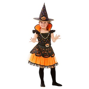 undefined, Kürbis-Hexe-Kleid für Kinder, Kürbis-Hexe-Kleid für Kinder