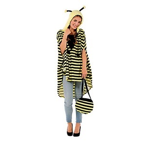 Exclusive Design by buttinette, buttinette Bienenponcho für Sie & Ihn, 