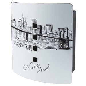 Burg-Wächter, Burg Wächter Schlüsselkasten 6204/10 Ni Skyline NY 38910 Anzahl Haken 10, 