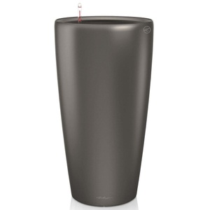 Lechuza, Lechuza - 2er-Set Blumenkästen mit Integriertem Bewässerungssystem Rondo Premium 32 - Anthrazit, Lechuza Rondo Premium Anthrazit | ? 32 | 13 l