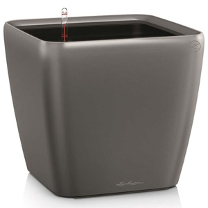 Lechuza, Lechuza - 4er-Set Blumenkästen mit Integriertem Bewässerungssystem Quadro Premium 28 LS - Anthrazit, Lechuza Quadro LS 28 Anthrazit Metallic