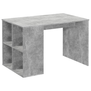 FMD, FMD Schreibtisch mit Regal 117×73×75 cm Betonoptik, FMD Schreibtisch »Gent«, mit 4 seitlichen Fächern