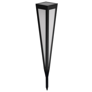 Hi, HI LED-Solar-Gartenleuchte 58 cm Schwarz, 
