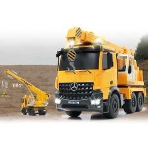 Jamara, Jamara Schwerlastkran Mercedes Liebherr 1:20 RC Einsteiger Funktionsmodell Baufahrzeug, 