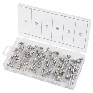 KS Tools, KS Tools 120-tlg. Sortiment Glassicherungen 5-30 A, KS Tools 970.0270 970.0270 Feinsicherung-Sortiment 5 A, 10 A, 15 A, 20 A, 25 A, 30 A Träge -T- Inhalt 120 Teile
