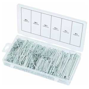 KS Tools, KS Tools 1000-tlg. Splint-Sortiment 1,5 x 25 - 4 x 60 mm, KS Tools Sortiment Splinte, 1000 Teile, DIN 94